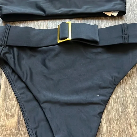 High Waisted Belted Bikini Set - Picture 2 of 9